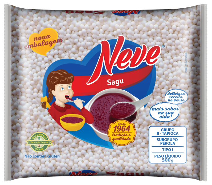 SAGU NEVE   JARAGUÁ  FARDO (12x500GR)                                                                    