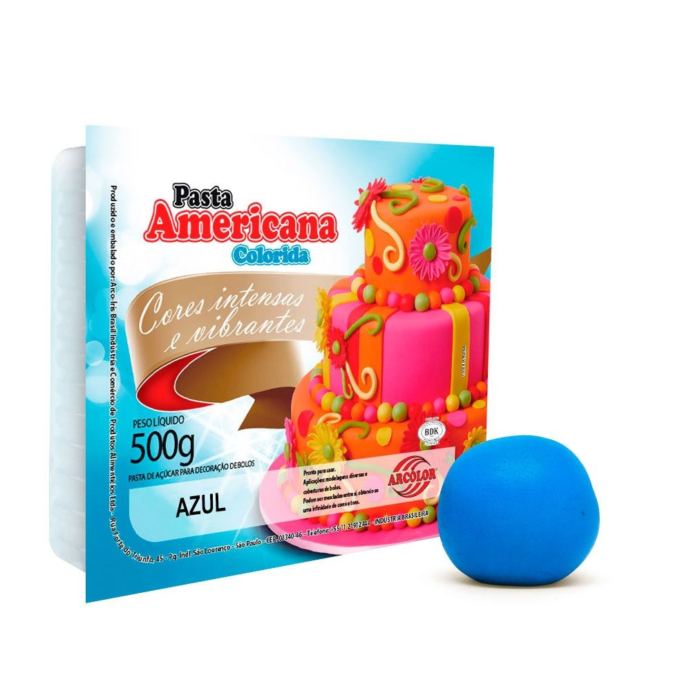 PASTA AMERICANA AZUL  ARCOLOR 500GR                                                                 