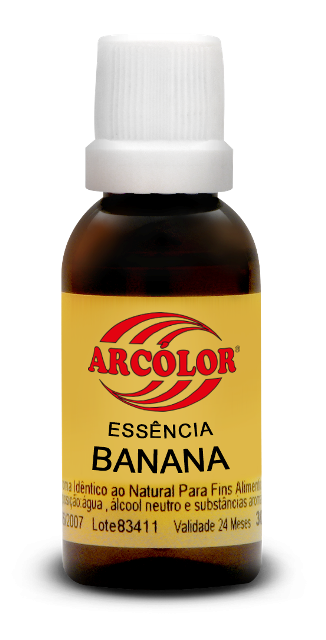 ESSÊNCIA DE BANANA   ARCOLOR  30ml                                                                  