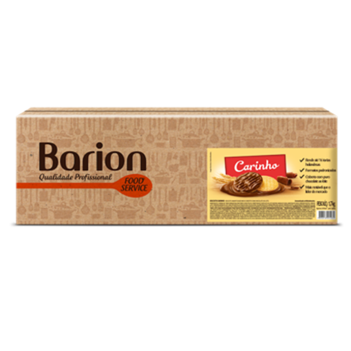 BISCOITO CARINHO AMANTEIGADO BARION  1,7KG                                                          