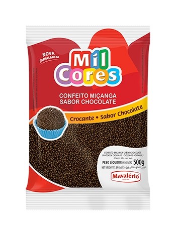 CHOCOLATE GRANULADO MIÇANGA BRIGADEIRO - MAVALERIO 500GR                                            