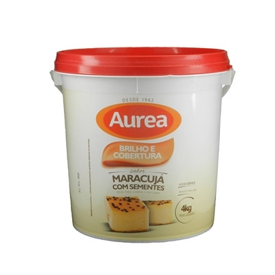 BRILHO GELEIA MARACUJA COM SEMENTE - AUREA 4KG                                                      