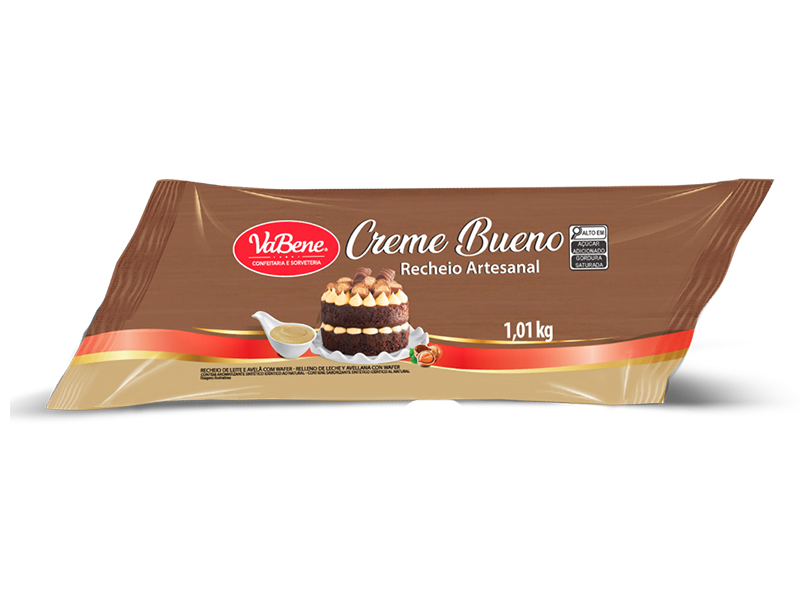 VABENE RECHEIO DE CREME ARTESANAL BUENO SACHE 1,01KG                                                