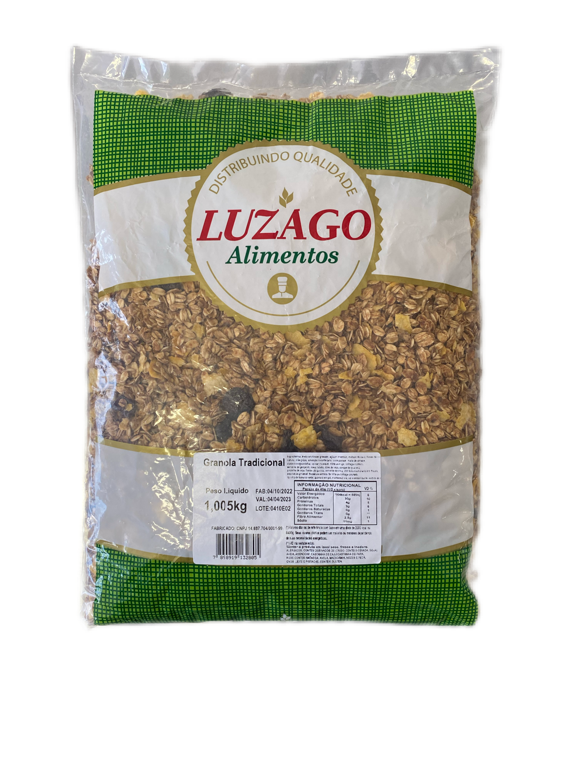 GRANOLA TRADICIONAL LUZAGO 1KG                                                                      