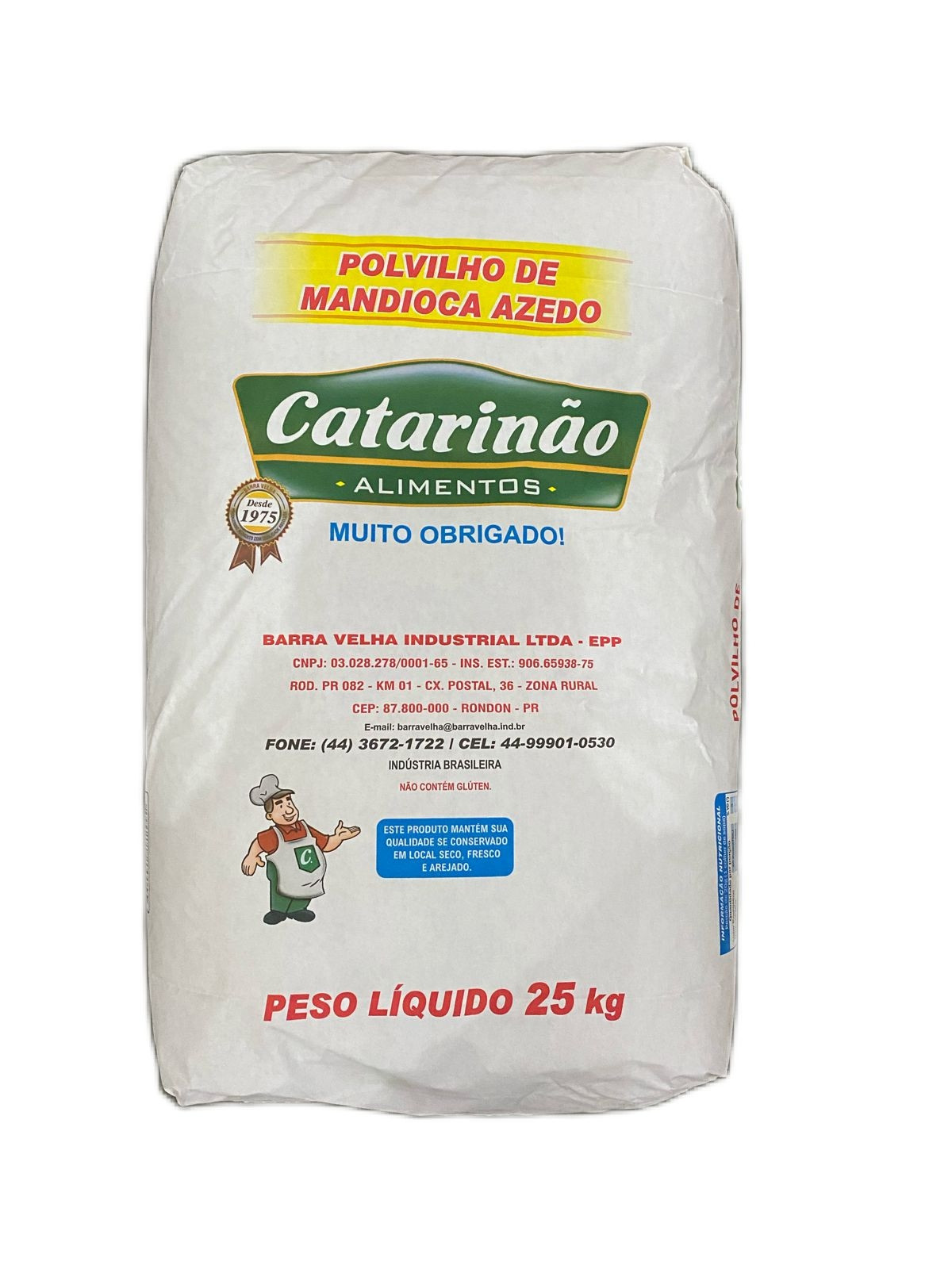 POLVILHO AZEDO  CATARINÃO  25KG                                                                     