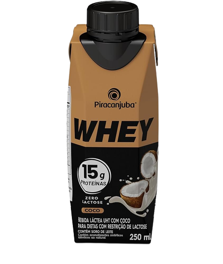 BEBIDA LACTEA WHEY COCO PIRACANJUBA (FD) 250ML                                                      