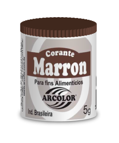 CORANTE PÓ MARRON ARCOLOR 5GR                                                                       