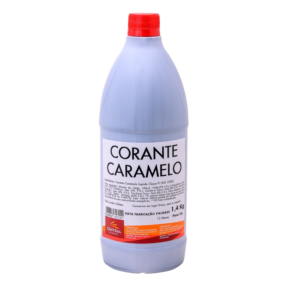 CORANTE CARAMELO CENTRAL 1,4KG                                                                      