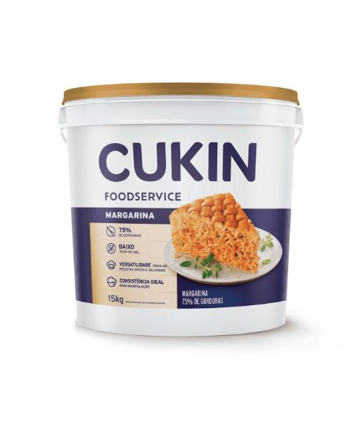 MARGARINA CUKIN 75% LIPÍDIOS   BUNGE  15KG                                                          