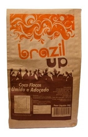 COCO ÚMIDO FLOCOS  BRAZIL UP  5KG                                                                   