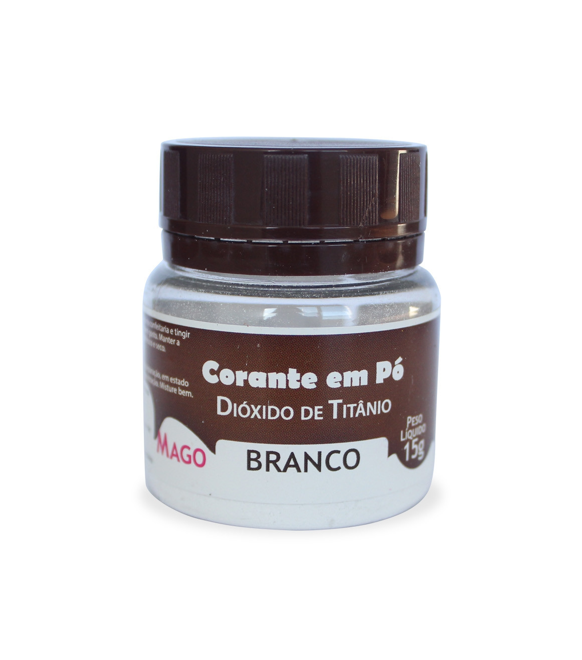 CORANTE EM PÓ DIÓXIDO TITÂNEO LIPOSSOLÚVEL  MAGO 5GR                                                