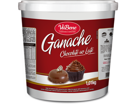VABENE GANACHE CHOCOLATE  AO LEITE 1,01KG                                                           
