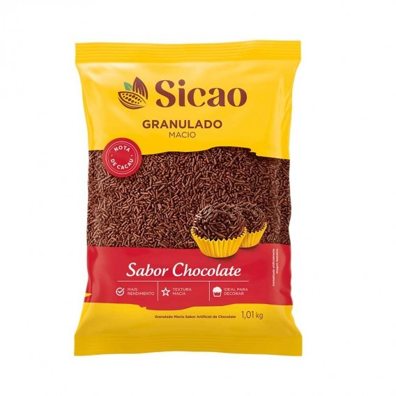 CHOCOLATE GRANULADO MACIO  SICAO  1,01KG                                                            