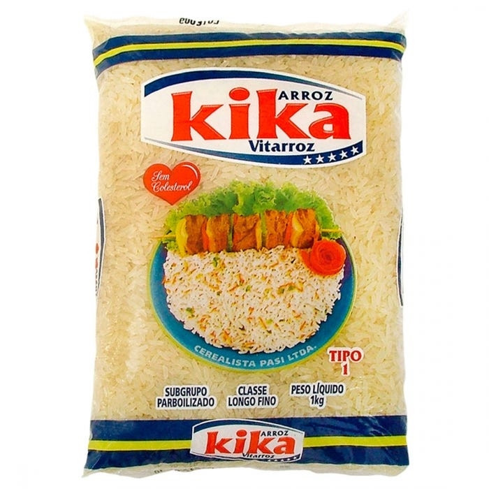 ARROZ PARBOILIZADO  KIKA 1KG (30X1KG)                                                               