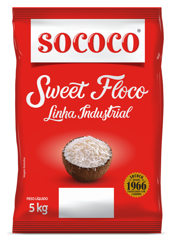 COCO UMID ADOC SWEET FLOCOS  SOCOCO 5KG                                                             
