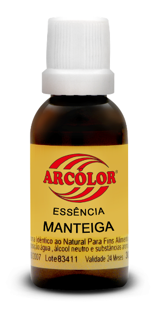 ESSÊNCIA DE MANTEIGA  ARCOLOR  30ml                                                                 