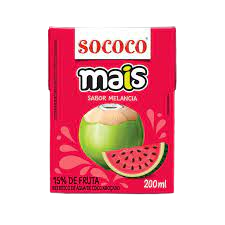 ÁGUA DE COCO COM  MELANCIA    SOCOCO                                                                