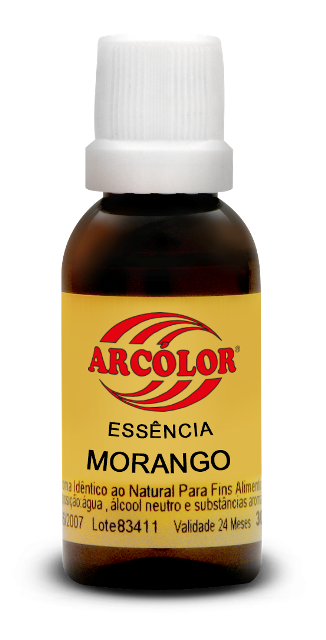 ESSÊNCIA DE MORANGO  ARCOLOR  30ml                                                                  