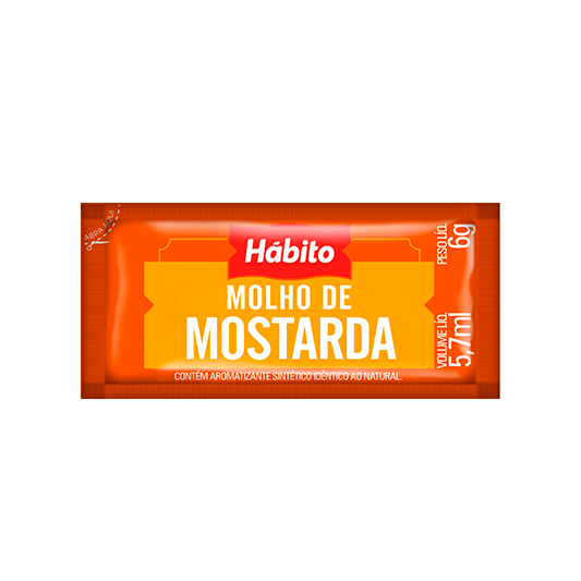 MOSTARDA SACHE   HÁBITO CAIXA                                                                       