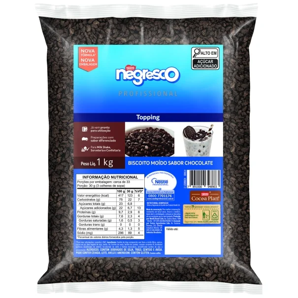 NEGRESCO MOIDO TOPPING NESTLE 1KG                                                                   