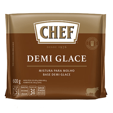 MOLHO EM PO BASE DEMI GLACE CHEF NESTLE 600GR                                                       