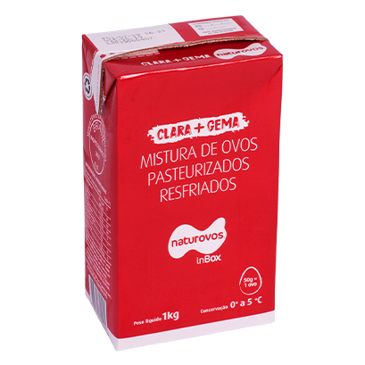 MISTURA DE OVOS  LÍQUIDOS  NATUROVOS 1KG                                                            