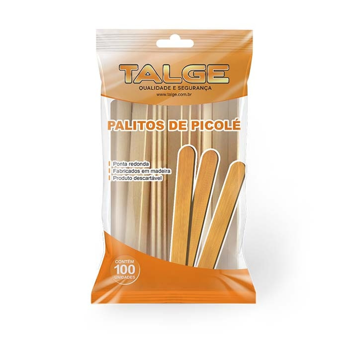 PALITO DE PICOLE  TALGE 100UN                                                                       