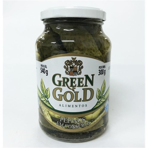 PEPINO EM CONSERVA  GREEN GOLD  300GR                                                               