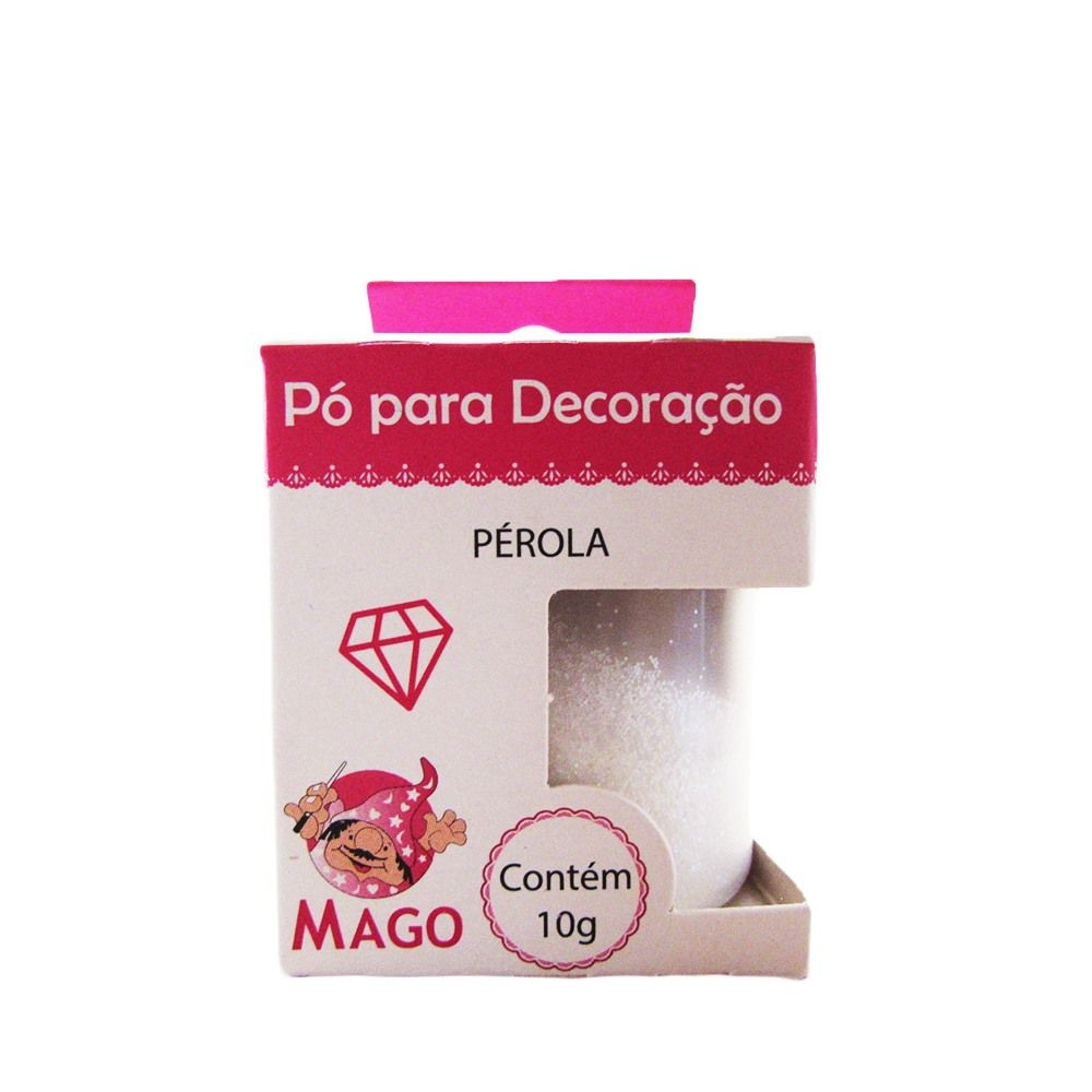 PÓ PARA  DECORAÇÃO PÉROLA  MAGO 10GR                                                                