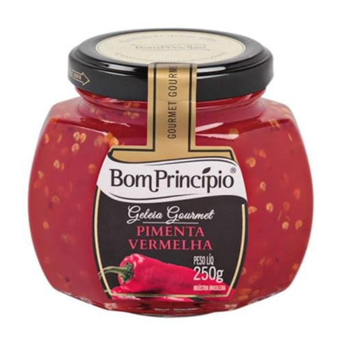 GELEIA DE PIMENTA VERMELHO  BOM PRINCIPIO (CAIXA) 250GR                                             