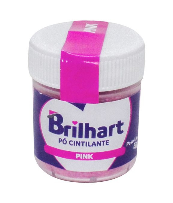 PÓ PARA  DECORAÇÃO PINK  BRILHARTE 05GR                                                             