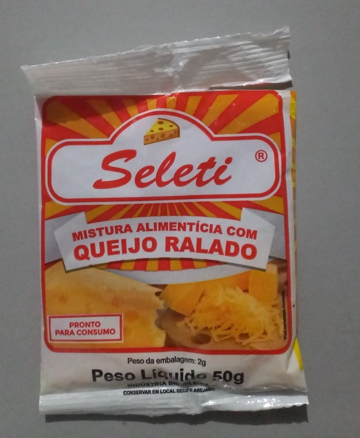 MISTURA ALIMENTÍCIA QUEIJO RALADO SELETI  PACOTE 1KG                                                    