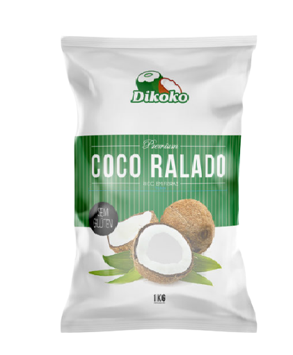 COCO RALADO FLOCOS  DIKOKO (PCT) 1KG                                                                