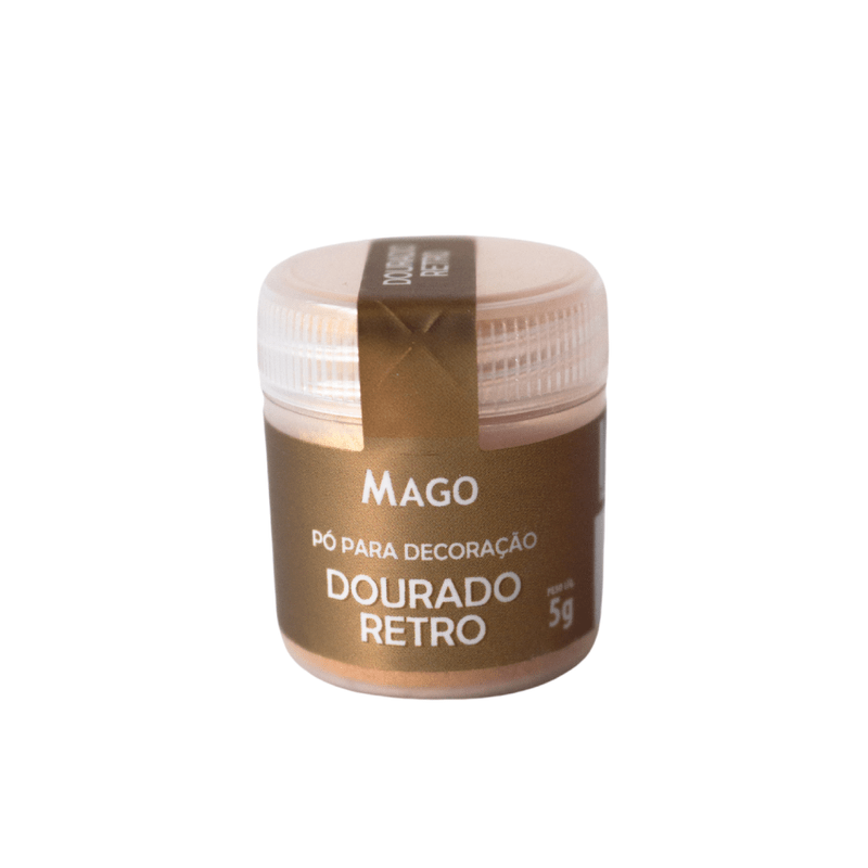 pó para decoração dourado retro Mago 5gr                                                            