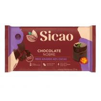 CHOCOLATE  BARRA MEIO AMARGO SICAO NOBRE 2,1KG                                                       