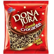 CEREAL MICROBALL CHOCOLATE PRETO E BRANCO  DECORA 500GR                                            