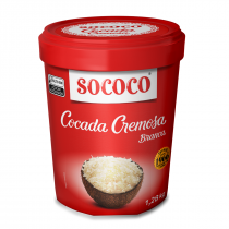 DOCE DE COCO BRANCO RECHEIO COCADA SOCOCO 1,28KG                                                    