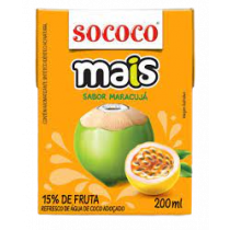 ÁGUA DE COCO COM  MARACUJÁ    SOCOCO                                                                