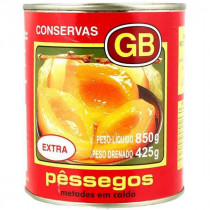 PÊSSEGO METADES GB 425GR                                                                            