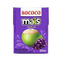 ÁGUA DE COCO COM  UVA    SOCOCO                                                                     