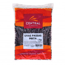 UVAS PASSAS PRETA SEM SEMENTE  CENTRAL  1KG                                                        