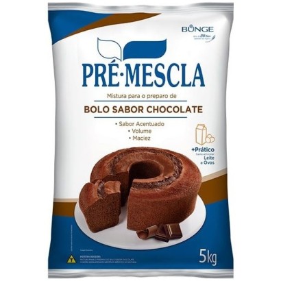 PRE MISTURA PARA  BOLO DE CHOCOLATE - BUNGE (PCT) 5KG                                               