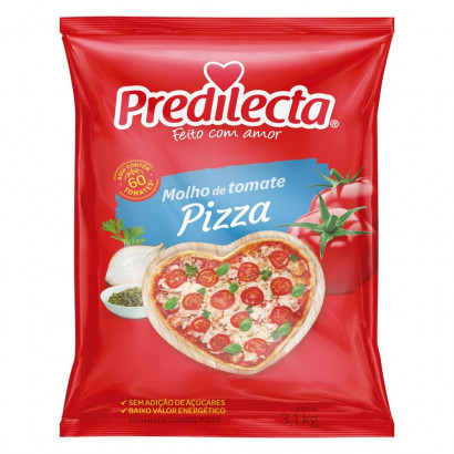 MOLHO PARA PIZZA  PREDILECTA  3,1KG                                                                 