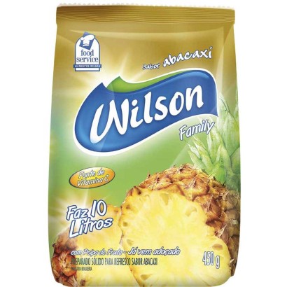 REFRESCO ABACAXI - WILSON (PACOTE) 450GR                                                            