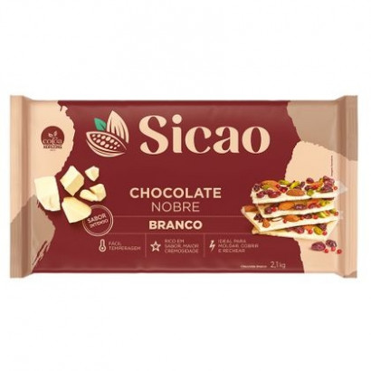 CHOCOLATE   BRANCO  SICAO NOBRE 2,1KG                                                          