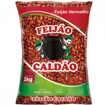 FEIJÃO VERMELHO  CALDÃO  (10X1KG)                                                                   