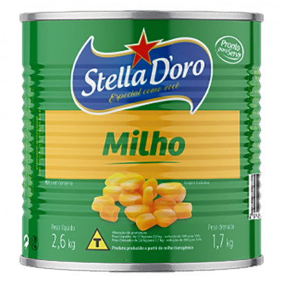 MILHO VERDE    STELLA D'ORO  LATA 1,7KG                                                             
