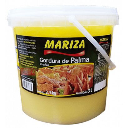GORDURA PALMA LIQUIDO PROFISSIONAL MARIZA 2,7KG                                                     