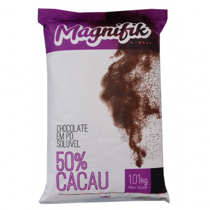 CHOCOLATE EM PO MAGNIFIK 50%  SALWARE 1,01KG                                                        
