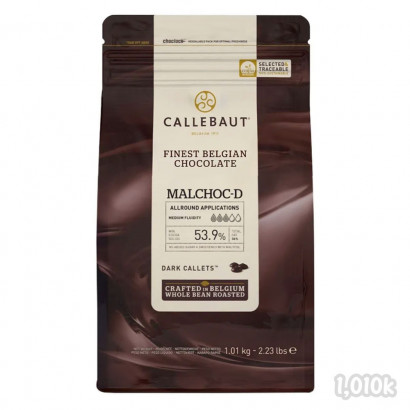 CALLEBAUT CHOCOLATE AMARGO MALCHOC-D EM MOEDAS  53.9% 1,01KG                                                  